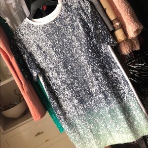 💸 Zara Sequin Mermaid Tee NEW